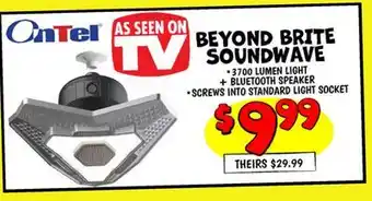 Ollie's AS ON BEYOND BRITE TV SOUNDWAVE offer