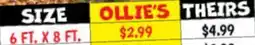 Ollie's 6 FT. X 8 FT. ALL-PURPOSE TARPS offer