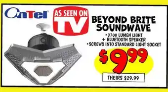 Ollie's BEYOND BRITE TV SOUNDWAVE offer