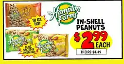 Ollie's HAMPTON FARMS IN-SHELL PEANUTS offer