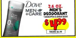 Ollie's Dove 2.6 OZ. MEN'S DEODORANT offer