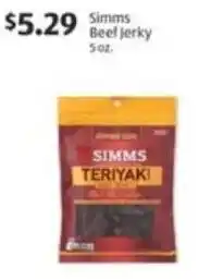 Aldi Simms Beef jerky offer
