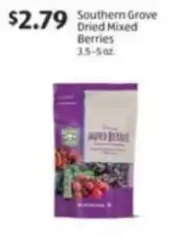 Aldi Southern grove dried mixed berries offer