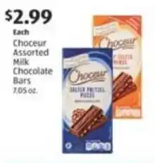 Aldi Choceur Milk Chocolate Bars offer