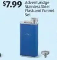 Aldi Adventuridge Stainless Steel Flask and Funnel Set offer