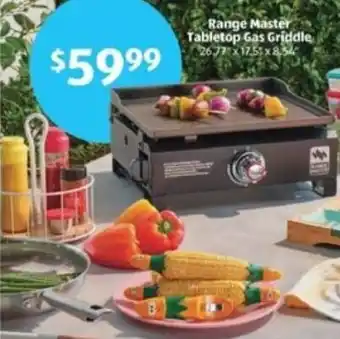 Aldi Range Master Tabletop Gas Griddle 26.77x17.51 x 8.54" offer