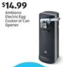 Aldi Ambiano Electric Egg Cooker or Can Opener offer