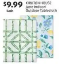 Aldi KIRKTON HOUSE June Indoor/ Outdoor Tablecloth offer