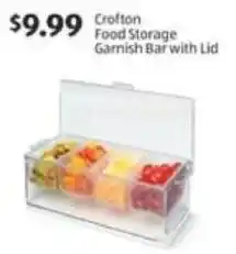 Aldi Crofton Food Storage Garnish Bar with Lid offer