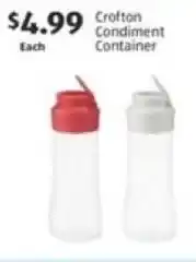 Aldi Crofton Condiment Container offer