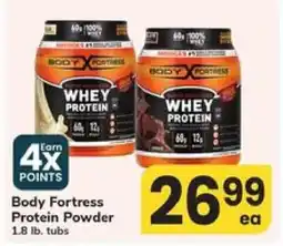 Safeway Body Fortress Protein Powder offer