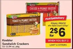 Safeway Keebler Sandwich Crackers offer