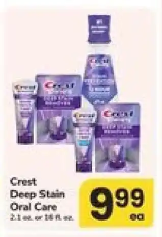 Safeway Crest Deep Stain Oral Care offer