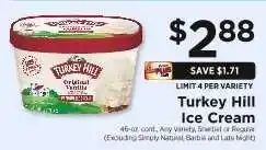 ShopRite Turkey Hill Ice Cream offer
