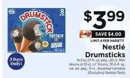 ShopRite Nestle Drumsticks offer