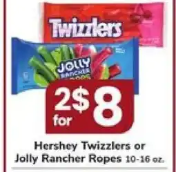 Safeway Hershey Twizzlers or Jolly Rancher Ropes offer