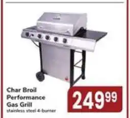 Safeway Char Broil Performance Gas Grill offer