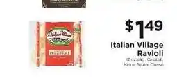 ShopRite Italian Village Ravioli offer