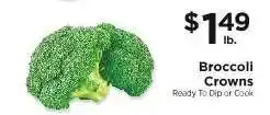 ShopRite Broccoli Crowns offer