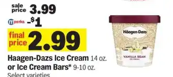 Meijer Häagen-Dazs Ice Cream or Ice Cream Bars offer