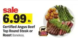 Meijer Certified Angus Beef Top Round Steak or Roast offer