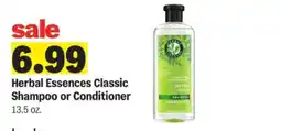 Meijer Herbal Essences Classic Shampoo or Conditioner offer