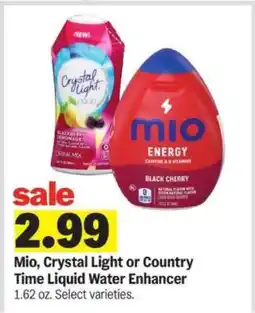 Meijer MiO, Crystal Light or Country Time Liquid Water Enhancer offer