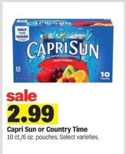 Meijer Capri Sun or Country Time offer