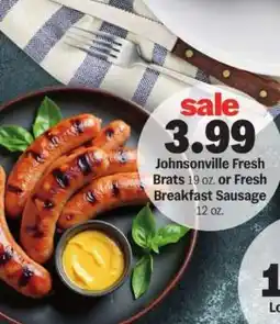 Meijer Johnsonville Fresh Brats or Fresh Breakfast Sausage offer