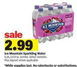 Meijer Ice Mountain Sparkling Water offer