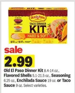 Meijer Old El Paso Dinner Kit offer
