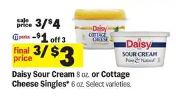 Meijer Daisy Sour Cream or Cottage Cheese Singles offer
