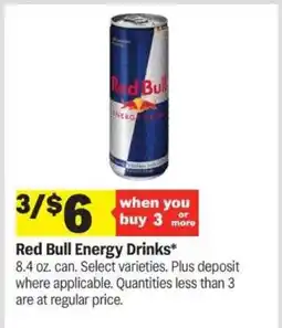 Meijer Red Bull Energy Drinks offer