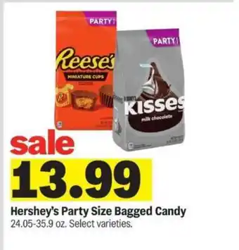 Meijer Hershey's Party Size Bagged Candy offer