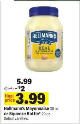 Meijer Hellmann's Mayonnaise offer