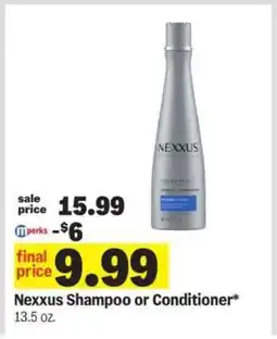 Meijer Nexxus Shampoo or Conditioner offer