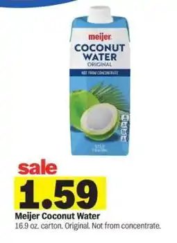 Meijer Meijer Coconut Water offer