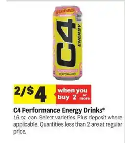 Meijer C4 Performance Energy Drinks offer