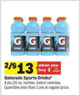 Meijer Gatorade Sports Drinks offer
