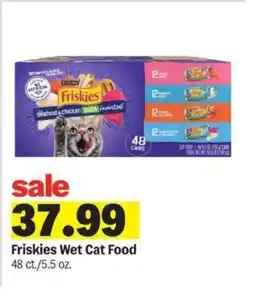 Meijer Friskies Wet Cat Food offer