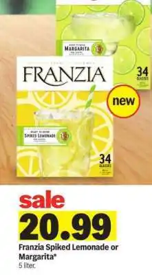 Meijer Franzia Spiked Lemonade or Margarita offer
