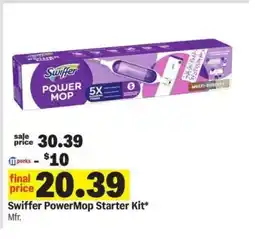 Meijer Swiffer Powermop Starter Kit offer