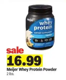 Meijer Meijer Whey Protein Powder offer