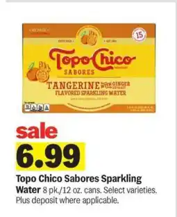 Meijer Topo Chico Sabores Sparkling Water offer