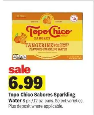Meijer Topo Chico Sabores Sparkling Water offer