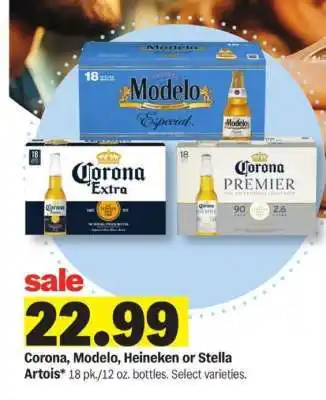 Meijer Corona, Modelo, Heineken or Stella Artois offer
