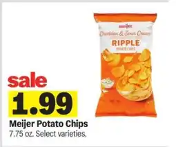 Meijer Meijer Potato Chips offer