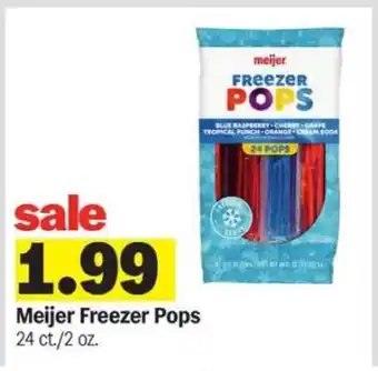 Meijer Meijer Freezer Pops offer