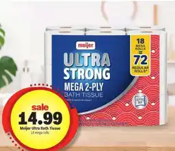 Meijer Meijer Ultra Bath Tissue offer