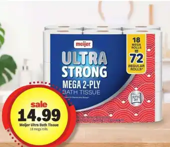 Meijer Meijer Ultra Bath Tissue offer